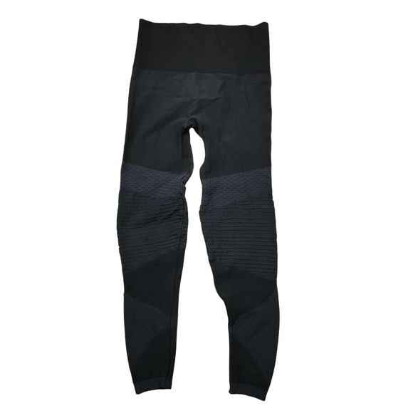 SPANX Pants - Spanx Leggings Womens XL Black High Rise Moto Shaping Compression Ankle 50193R
